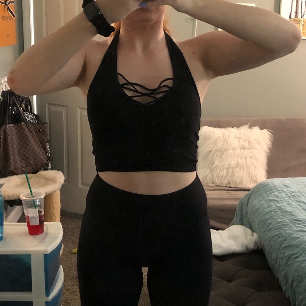 Size small express halter crop top
